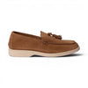 Mocassino MALLORCA in Camoscio Cuoio con Nappine e Suola Extralight Cucita Uomo