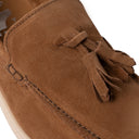 Mocassino MALLORCA in Camoscio Cuoio con Nappine e Suola Extralight Cucita Uomo