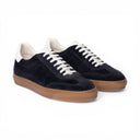 Sneaker MARBELLA in Camoscio Blu con Riporto Bianco con Suola FI Ambra "S" Uomo
