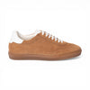 Sneaker MARBELLA in Camoscio Cuoio con Riporto Bianco con Suola FI Ambra 