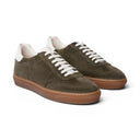 Sneaker MARBELLA in Camoscio Verde con Suola FI Ambra “S” Uomo