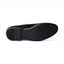 Mocassino MARRAKECH in Camoscio Blu con Nappine e Suola in Gomma Uomo