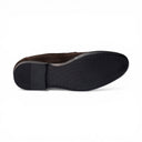 Mocassino MARRAKECH in Camoscio Testa di Moro con Nappine e Suola in Gomma Uomo