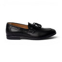Mocassino MARRAKECH in Vitello Nero con Nappine e Suola in Gomma Uomo