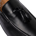 Mocassino MARRAKECH in Vitello Nero con Nappine e Suola in Gomma Uomo