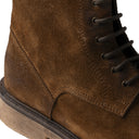 Stivaletto MARZIO Suede Cuoio con Suola Crep Ambra Uomo