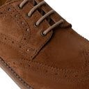 Derby MIAMI in Camoscio Cuoio con Suola Extralight Nocciola Uomo