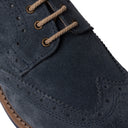 Derby MIAMI in Camoscio Jeans con Suola Extralight Blu Uomo