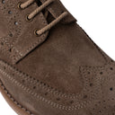 Derby MIAMI in Camoscio Taupe con Suola Extralight Nocciola Uomo