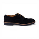 Derby MONACO in Camoscio Blu con Suola Extralight Blu Uomo