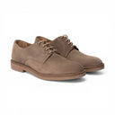 Derby MONACO in Camoscio Taupe con Suola Extralight Nocciola Uomo