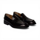 Mocassino MYKONOS in Abrasivato Bordeaux con Suola in Cuoio Cucita Blake Uomo