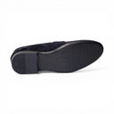 Mocassino NIZZA in Camoscio Blu con Suola in Gomma Uomo