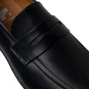 Mocassino NIZZA in Vitello Blu con Suola in Gomma Uomo