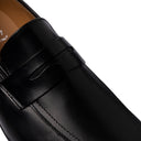 Mocassino NIZZA in Vitello Nero con Suola in Gomma Uomo