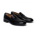 Mocassino NIZZA in Vitello Nero con Suola in Gomma Uomo