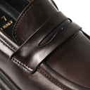 Mocassino OCTAVIA in Vitello Testa di Moro con Suola Roccia Donna