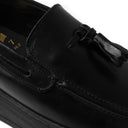 Mocassino OMERO Vitello Nero con Suola AR Nera Uomo