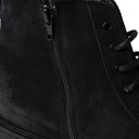 Stivaletto PACILIO in Suede Blu con Suola Crep Nera Uomo