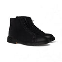 Stivaletto PACILIO in Suede Blu con Suola Crep Nera Uomo