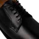 Derby PORTO CERVO in Vitello Nero con Suola in Cuoio Cucita Blake Uomo