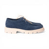 Polacchine PORTOFINO in Camoscio Jeans con Suola Light Panna Uomo