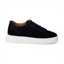 Sneaker POSITANO in Camoscio Blu con Suola AR Bianca Uomo