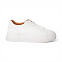 Sneaker POSITANO in Vitello Bianco con Suola AR Bianca Uomo
