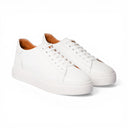 Sneaker POSITANO in Vitello Bianco con Suola AR Bianca Uomo