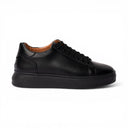 Sneaker POSITANO in Vitello Nero con Suola "AR" Nera Uomo