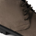 Stivaletto PUBLIO Camoscio Taupe con Suola Roccia Uomo