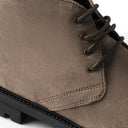 Stivaletto PUBLIO Camoscio Taupe con Suola Roccia Uomo