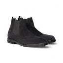 Stivaletto QUINTO Camoscio Blu con Suola in Gomma Uomo