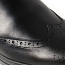 Stivaletto QUINTO Vitello Nero con Suola in Gomma Uomo