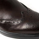 Stivaletto QUINTO Vitello Testa di Moro con Suola in Gomma Uomo