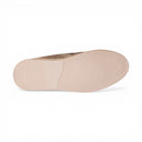 Mocassino SANTORINI in Camoscio Taupe con Suola in Corda Intrecciata Uomo