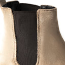 Stivaletto SERVILLA Camoscio Taupe con Suola Roccia Donna