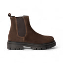 Stivaletto SERVILLA Camoscio Testa di moro con Suola Roccia Donna