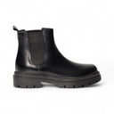 Stivaletto SERVILLA Vitello Nero con Suola Roccia Donna