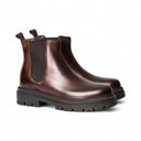 Stivaletto SERVILLA Vitello testa di moro con Suola Roccia Donna