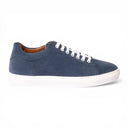 Sneaker SORRENTO in Camoscio Jeans con Suola FI Bianca Uomo