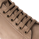 Sneaker SORRENTO in Camoscio Taupe con Suola FI Bianca Uomo
