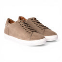 Sneaker SORRENTO in Camoscio Taupe con Suola FI Bianca Uomo