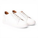 Sneaker SORRENTO in Pelle di Vitello Bianca con Suola FI Bianca Uomo