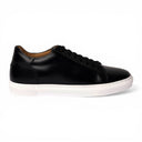 Sneaker SORRENTO in Pelle di Vitello Nero con Suola FI Bianca Uomo