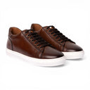 Sneaker SORRENTO in Pelle di Vitello Sudan con Suola FI Bianca Uomo
