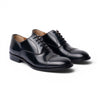 Scarpa Oxford ST.TROPEZ in Abrasivato Blu con Suola in Cuoio Cucita Blake Uomo