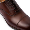 Scarpa Oxford ST.TROPEZ in Vitello Sudan con Suola in Cuoio Cucita Blake Uomo