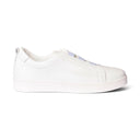 Sneakers TARQUINIO in Vitello Bottolato Bianco con Suola "BA" Bianca Uomo