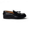 Mocassino TENERIFE in Abrasivato Blu con Nappine e Suola in Cuoio Cucita Blake Uomo